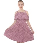 Pink Fabric Texture, Knitted Pink Texture, Cut Out Shoulders Dress