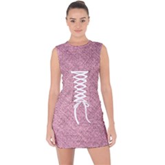 Lace Up Front Bodycon Dress 