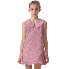 Kids  Pilgrim Collar Ruffle Hem Dress 