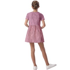 Kids  Short Sleeve Pinafore Style Dress 