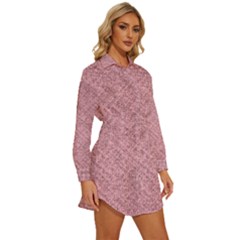 Womens Long Sleeve Shirt Dress 