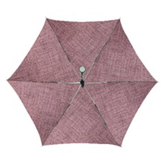 Pink Fabric Texture, Knitted Pink Texture, Automatic Folding Umbrella with Case (Small) from ArtsNow.com