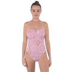 Tie Back One Piece Swimsuit 