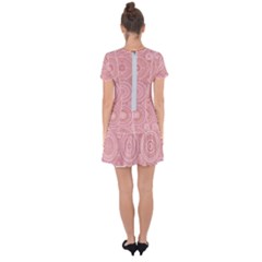 Drop Hem Mini Chiffon Dress 