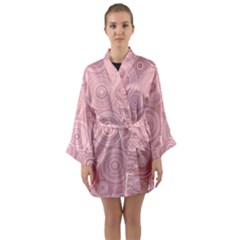 Long Sleeve Satin Kimono 