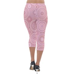 Lightweight Velour Capri Leggings  