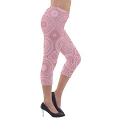 Lightweight Velour Capri Leggings  