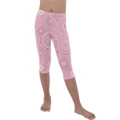 Kids  Lightweight Velour Capri Leggings  