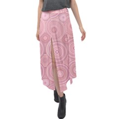 Velour Split Maxi Skirt 