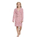 Kids  Long Sleeve Velvet Lounge Robe 