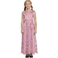 Kids  Satin Sleeveless Maxi Dress 