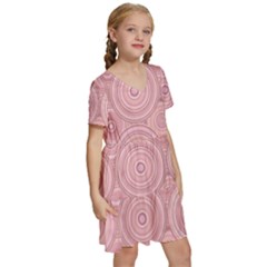 Kids  Short Sleeve Tiered Mini Dress 