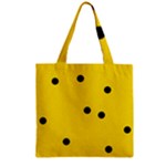 Punch Hole, Black Hole Zipper Grocery Tote Bag