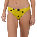 Punch Hole, Black Hole Band Bikini Bottoms