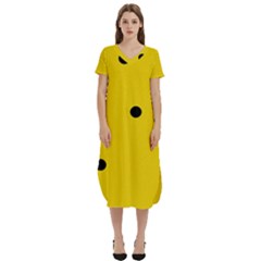 T-Shirt Midi Dress With Pockets 