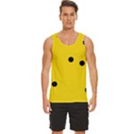 Punch Hole, Black Hole Men s Wide Collar Tank Top