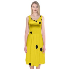 Punch Hole, Black Hole Midi Sleeveless Dress from ArtsNow.com