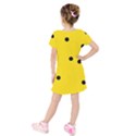 Kids  Short Sleeve Velvet Dress 