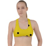 Punch Hole, Black Hole Criss Cross Racerback Sports Bra