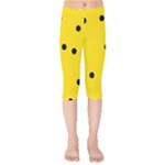 Punch Hole, Black Hole Kids  Capri Leggings 