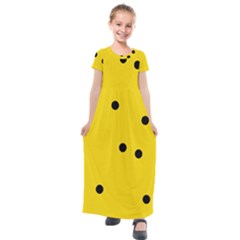 Kids  Short Sleeve Maxi Dress 