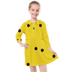 Kids  Quarter Sleeve Shirt Dress 