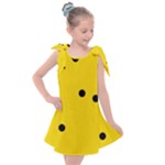 Punch Hole, Black Hole Kids  Tie Up Tunic Dress