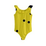 Punch Hole, Black Hole Kids  Frill Swimsuit