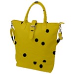 Punch Hole, Black Hole Buckle Top Tote Bag