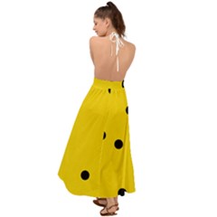 Backless Maxi Beach Dress 