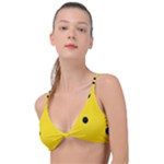 Punch Hole, Black Hole Knot Up Bikini Top