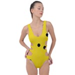 Punch Hole, Black Hole Side Cut Out Swimsuit