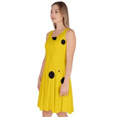 Knee Length Skater Dress With Pockets 