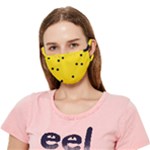 Punch Hole, Black Hole Crease Cloth Face Mask (Adult)