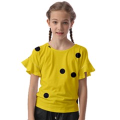 Kids  Cut Out Flutter Sleeves 