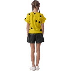 Kids  Cut Out Flutter Sleeves 