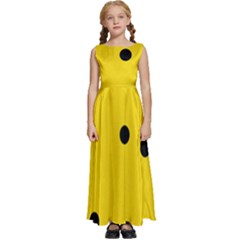 Kids  Satin Sleeveless Maxi Dress 