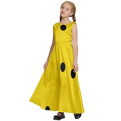 Kids  Satin Sleeveless Maxi Dress 