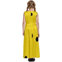 Kids  Satin Sleeveless Maxi Dress 