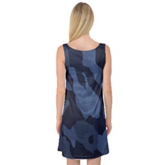 Sleeveless Satin Nightdress Back