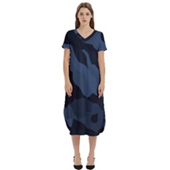 T-Shirt Midi Dress With Pockets 