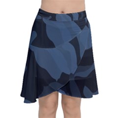 Chiffon Wrap Front Skirt 