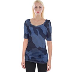 Wide Neckline T-Shirt 