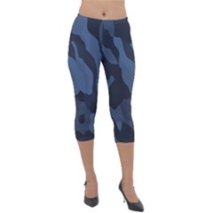 Lightweight Velour Capri Leggings  