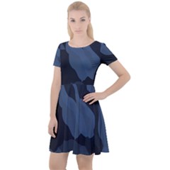 Cap Sleeve Velour Dress  