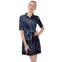 Belted Shirt Dress 