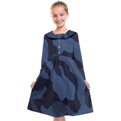 Purple Camo Kids  Midi Sailor Dress from ArtsNow.com