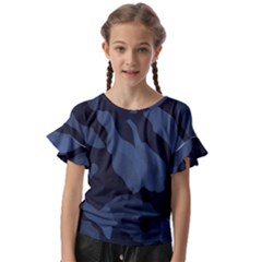 Kids  Cut Out Flutter Sleeves 