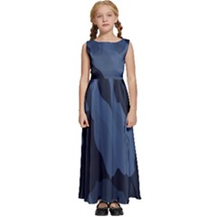 Kids  Satin Sleeveless Maxi Dress 