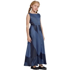 Kids  Satin Sleeveless Maxi Dress 